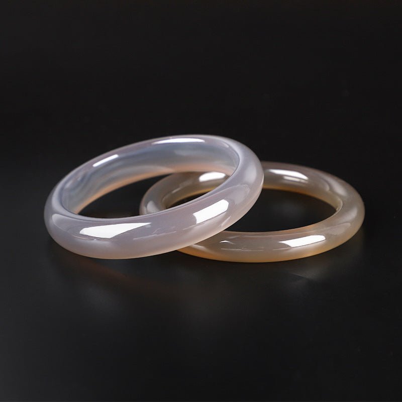 Agate jade natural material bangle - joylif