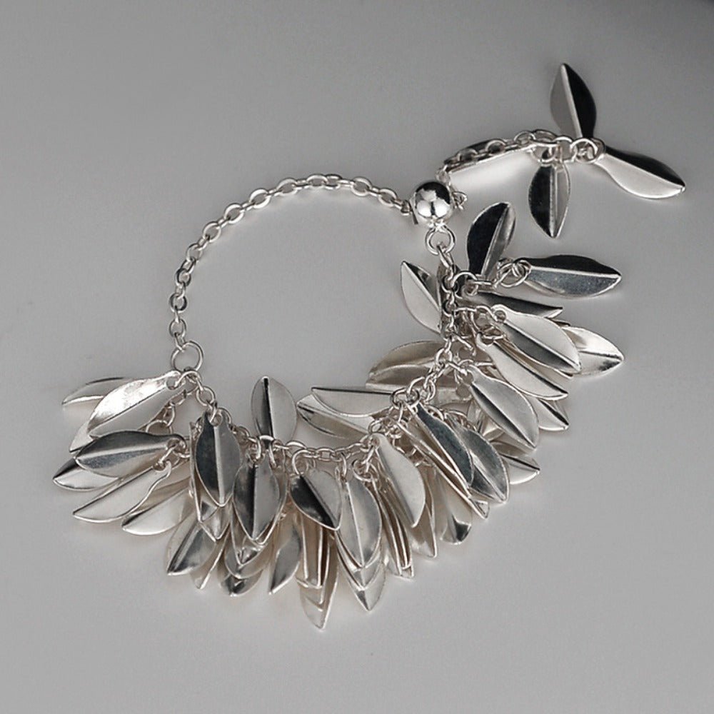 S925 sterling silver grass skirt series ring - joylif