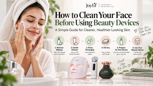 How to Clean Your Face Before Using Beauty Devices - Joylif