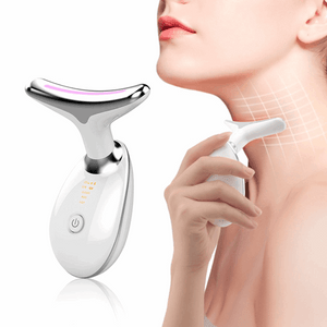 Neck Lifting & Firming Device | Heat Therapy + Sonic Vibration for a Firmer Neckline | Joylif