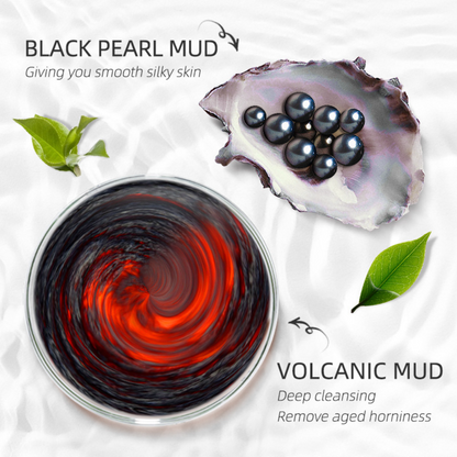 Black Pearl Purifying Clay Mask for Deep Pore Cleansing & Hydration
