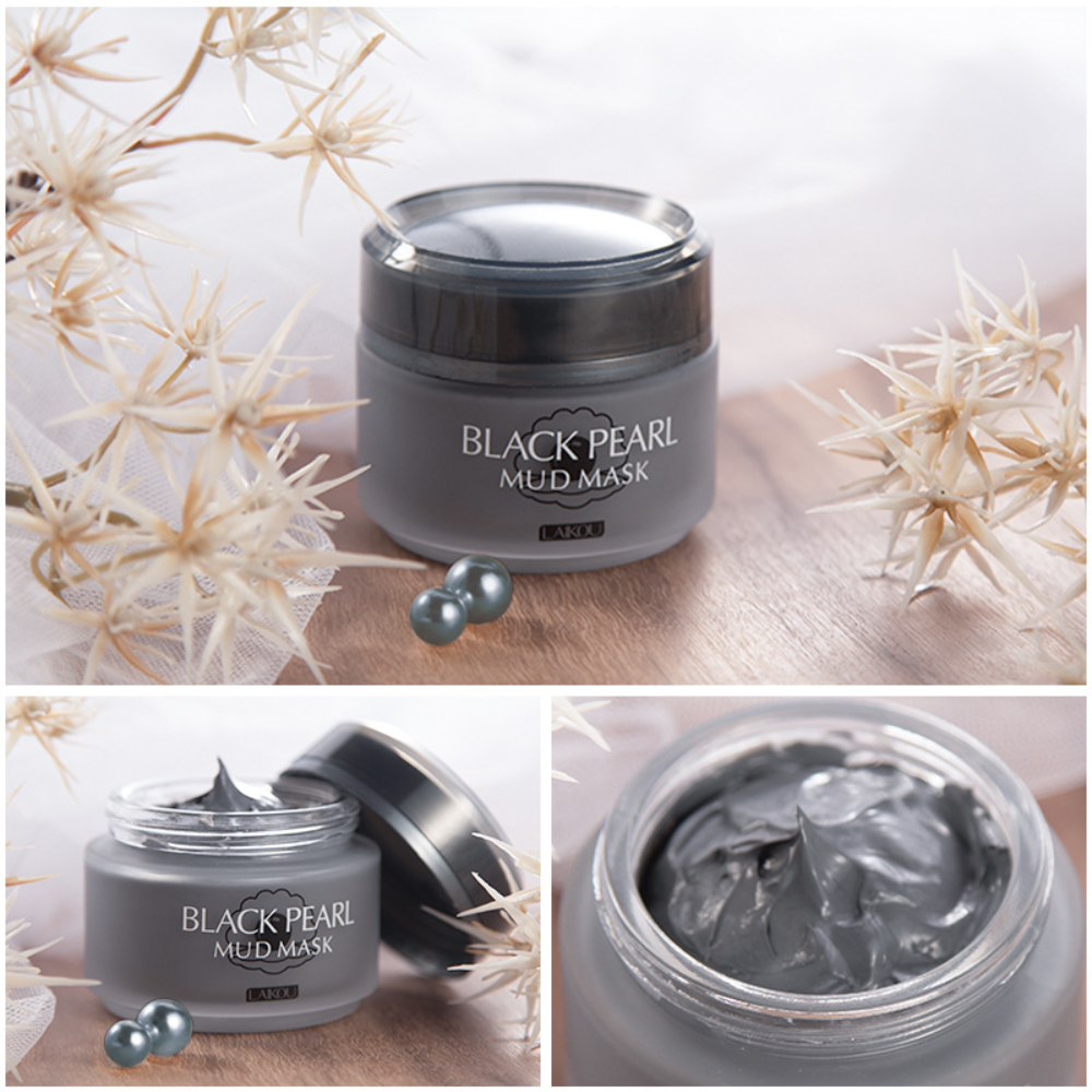 Black Pearl Purifying Clay Mask for Deep Pore Cleansing & Hydration