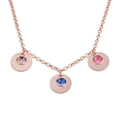 Birthday Stone Pendant Necklace - joylif