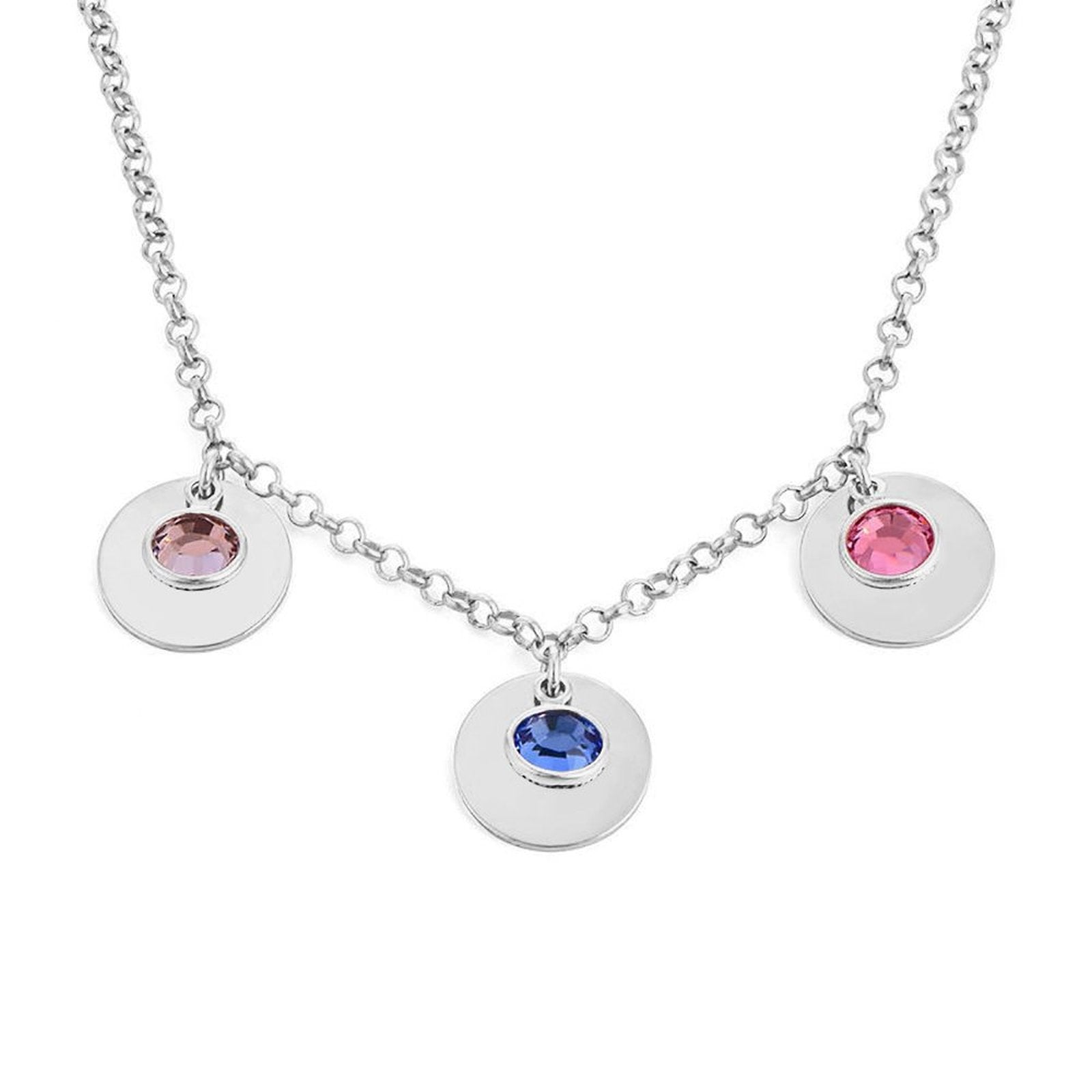 Birthday Stone Pendant Necklace - joylif