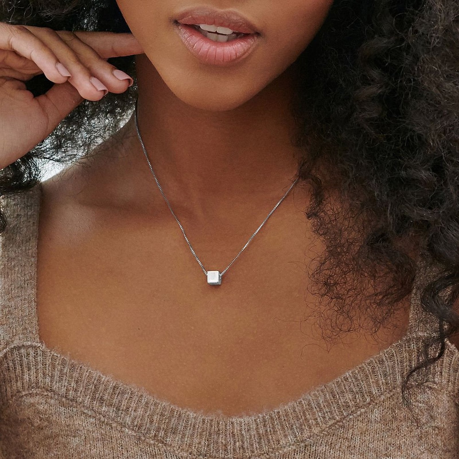 Cube Necklace - joylif