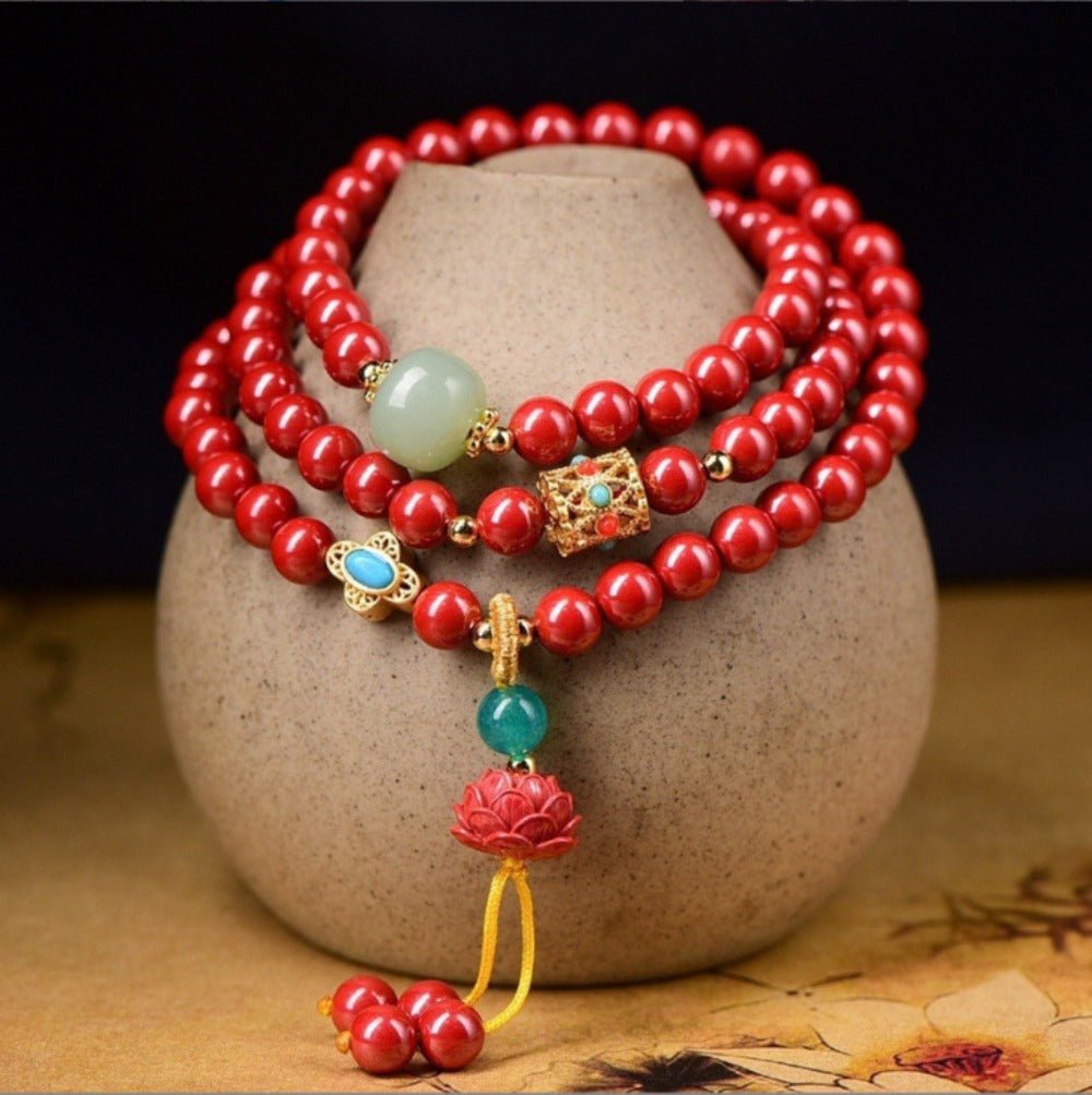 Diwangsha (Imperial - grade Cinnabar) Bracelet - joylif
