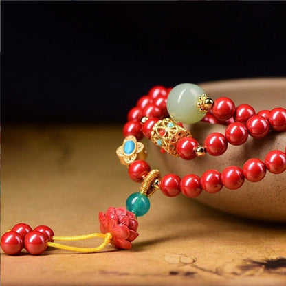 Diwangsha (Imperial - grade Cinnabar) Bracelet - joylif
