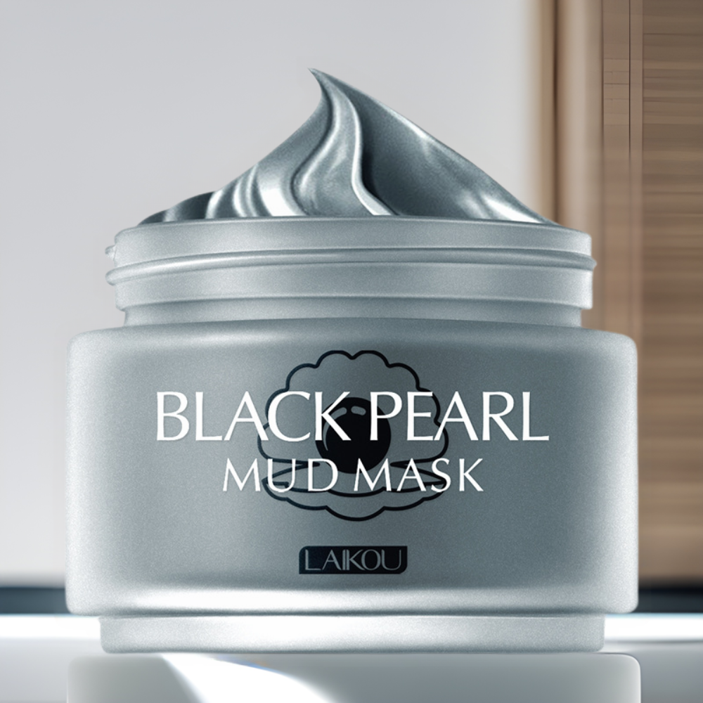 Black Pearl Purifying Clay Mask for Deep Pore Cleansing & Hydration