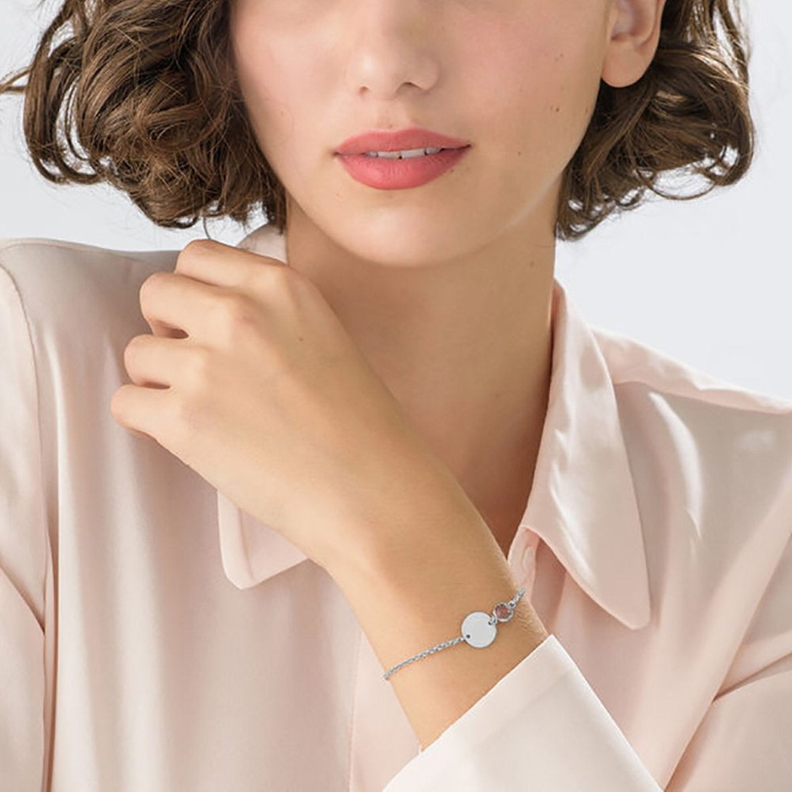 Gem Letter Bracelet - joylif