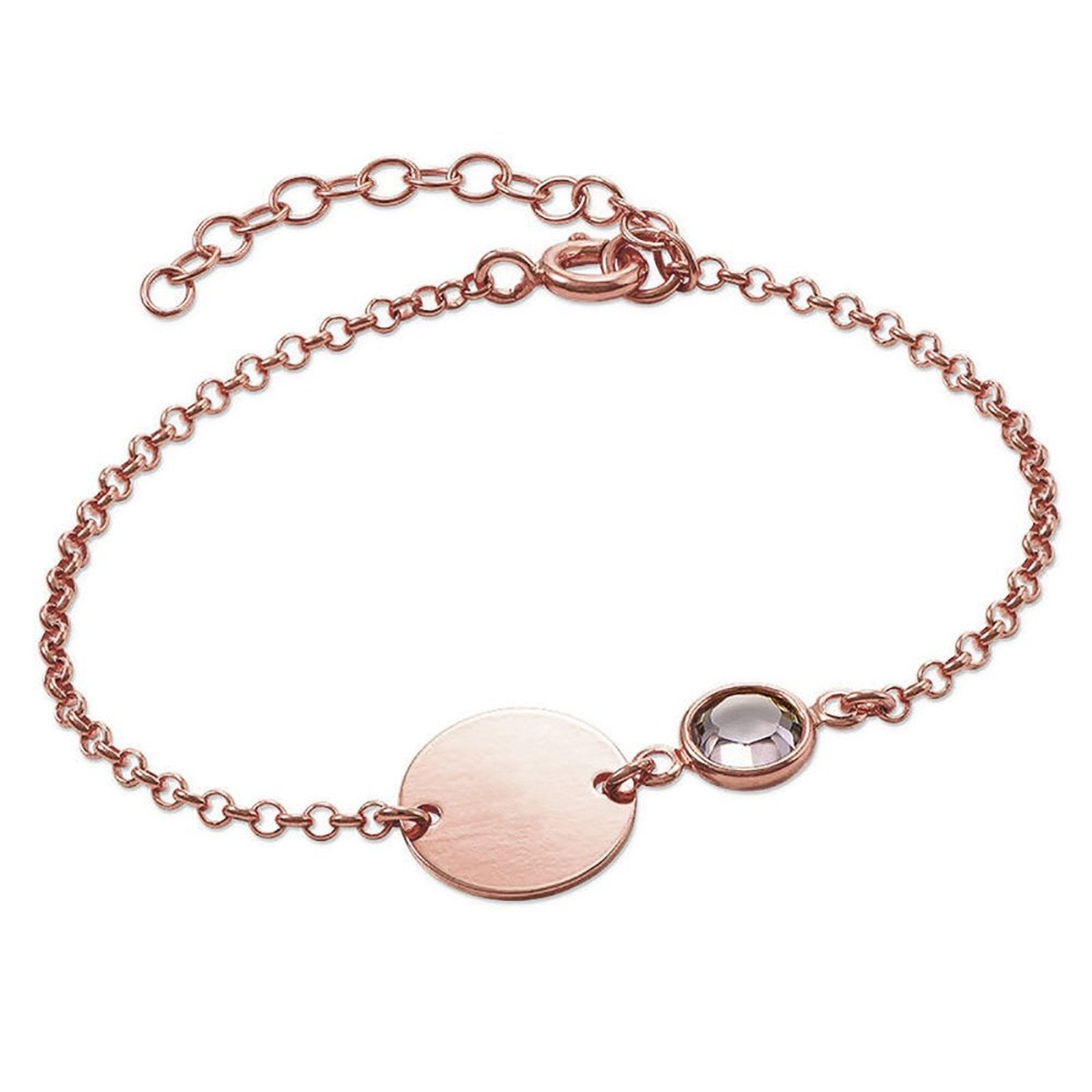Gem Letter Bracelet - joylif