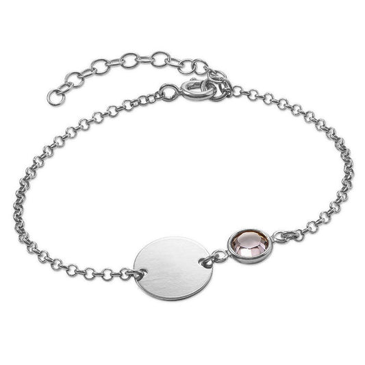 Gem Letter Bracelet - joylif