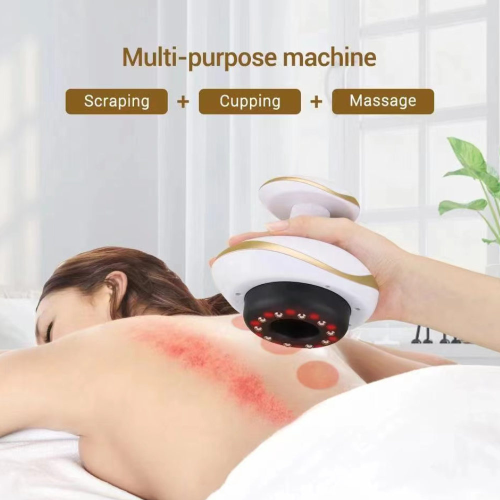 Electric Gua Sha & Cupping Tool | Hot Therapy for Muscle Relief & Lymphatic Drainage | Joylif