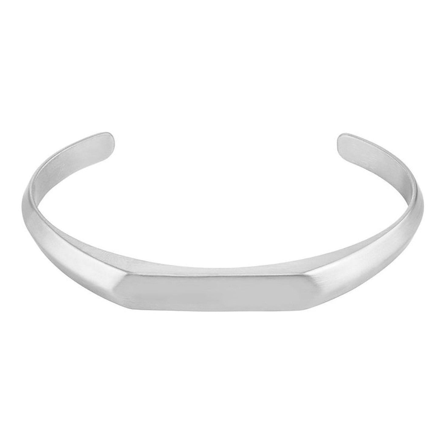 Men's Narrow Cuff Bracelet - joylif