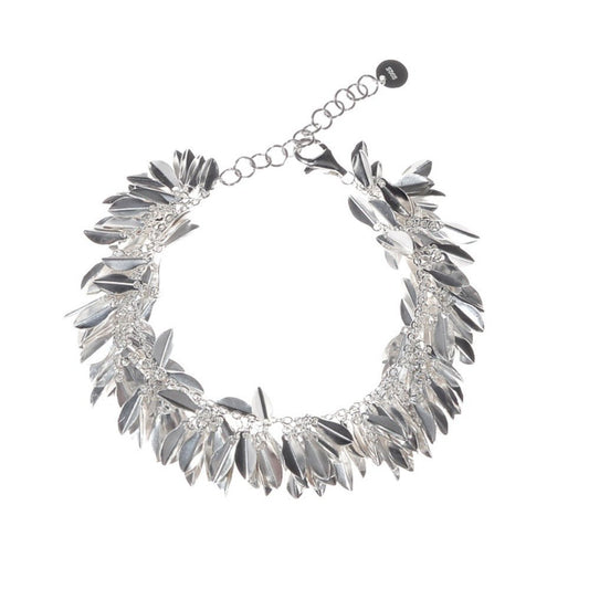 S925 sterling silver grass skirt series bracelet - joylif