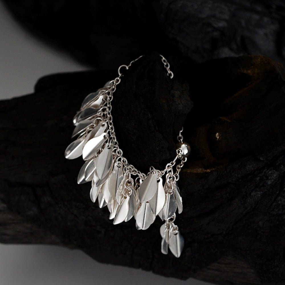 S925 sterling silver grass skirt series ring - joylif