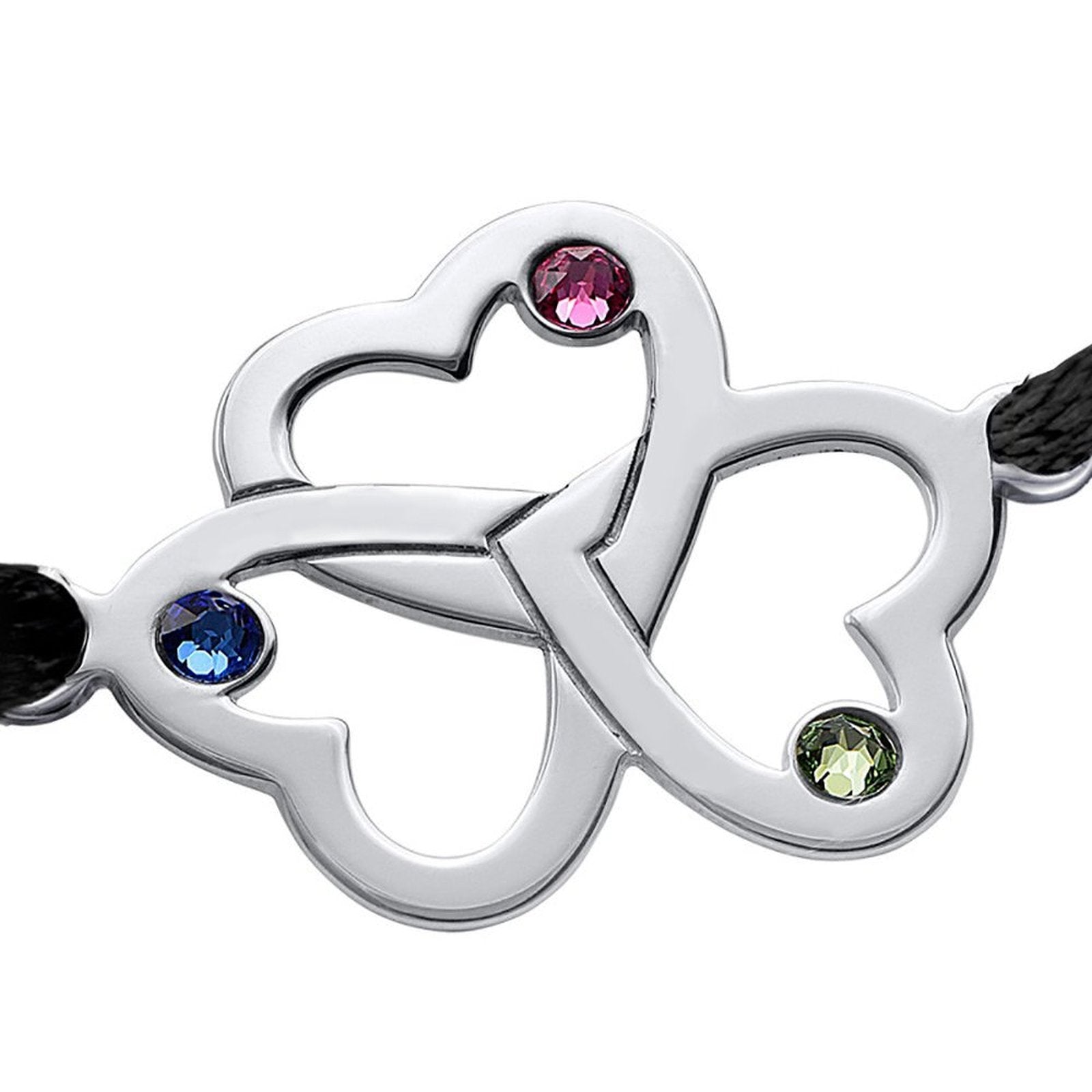 Three Heart Interwoven Bracelet - joylif