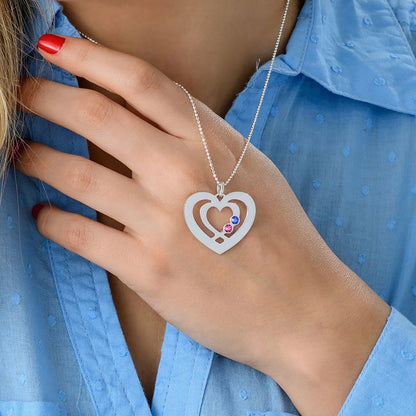 Zirconia Heart Necklace - joylif