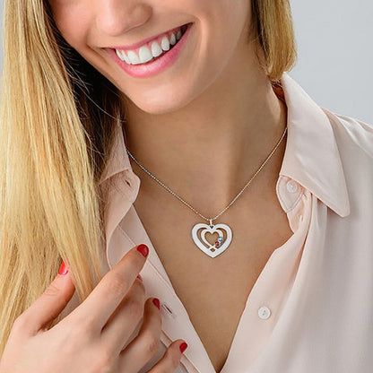 Zirconia Heart Necklace - joylif